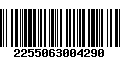 Código de Barras 2255063004290