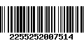 Código de Barras 2255252007514