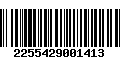 Código de Barras 2255429001413