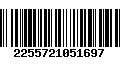 Código de Barras 2255721051697