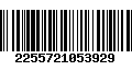 Código de Barras 2255721053929