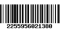 Código de Barras 2255956021380