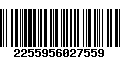 Código de Barras 2255956027559