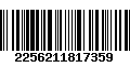 Código de Barras 2256211817359