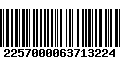 Código de Barras 2257000063713224