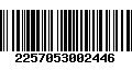 Código de Barras 2257053002446