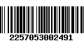 Código de Barras 2257053002491