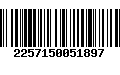 Código de Barras 2257150051897