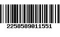 Código de Barras 2258589011551