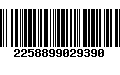 Código de Barras 2258899029390