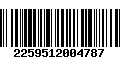 Código de Barras 2259512004787