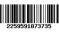 Código de Barras 2259591073735