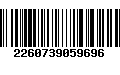 Código de Barras 2260739059696