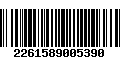 Código de Barras 2261589005390