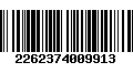 Código de Barras 2262374009913