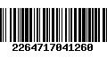 Código de Barras 2264717041260