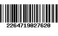 Código de Barras 2264719027620