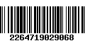 Código de Barras 2264719029068