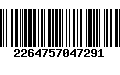 Código de Barras 2264757047291