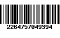 Código de Barras 2264757049394