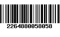 Código de Barras 2264880058058