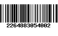 Código de Barras 2264883054002