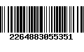 Código de Barras 2264883055351