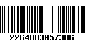 Código de Barras 2264883057386