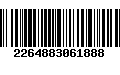 Código de Barras 2264883061888