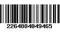 Código de Barras 2264884049465