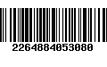 Código de Barras 2264884053080