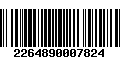 Código de Barras 2264890007824