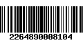 Código de Barras 2264890008104