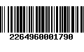 Código de Barras 2264960001790