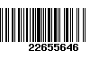 Código de Barras 22655646