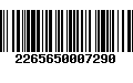 Código de Barras 2265650007290