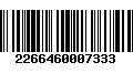 Código de Barras 2266460007333