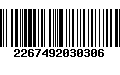 Código de Barras 2267492030306