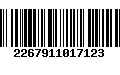 Código de Barras 2267911017123