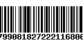 Código de Barras 226799081827222116800203