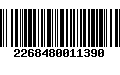 Código de Barras 2268480011390