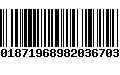 Código de Barras 22701871968982036703000