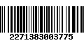 Código de Barras 2271383003775