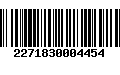 Código de Barras 2271830004454