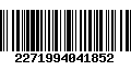 Código de Barras 2271994041852