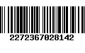 Código de Barras 2272367028142