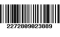 Código de Barras 2272809023889