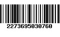 Código de Barras 2273695030760