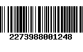 Código de Barras 2273988001248