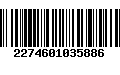 Código de Barras 2274601035886